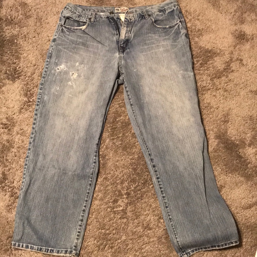 Fashionable Men’s Jeans Dark Stone Colored
